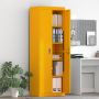Oppbevaringsskap 2 pcs Garučių geltona 60 x 40 x 180 cm Plienas