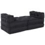 Modulinė sofa 4 pcs Antracito Audinys