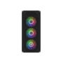 Kompiuterio korpusas SHOBO SH4F RGB, juodos spalvos
