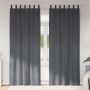 Užtemdymo užuolaidos 2 pcs Šviesiai pilka 140 x 260 cm Aksomas