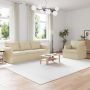 Sofa 2 pcs Kreminė 144 x 80 x 85 cm audinys