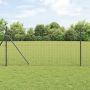 Tvora su stulpais Pilka 1 x 10 m Plienas ir PVC