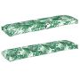 Pallet pagalvių rinkinys 2 pcs Lapų raštas 150 x 40 x 8 cm