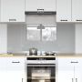 Virtuvės užpakalinė plokštė 2 pcs Šviesiai pilka 70 x 60 cm