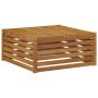 Lauko sofos komplektas su pagalve 8 pcs Natūralus ir antracitas