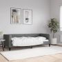 Sofa, tamsiai pilkos spalvos, 80x200cm, audinys