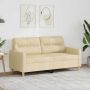 Dvivietė sofa, kreminės spalvos, 140cm, audinys