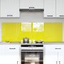 Virtuvės užpakalinė plokštė 2 pcs Geltona 80 x 50 cm