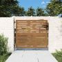Sodo vartai, 85x75 cm, Corten plienas, kvadratinis dizainas