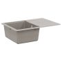 Kriauklė Pilka 670 x 460 mm 80% Kvarcas ir 20% Derva
