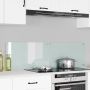 Virtuvės užpakalinė plokštė 2 pcs Balta 70 x 40 cm