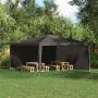 Šventinės palapinės šoninė siena 2 pcs Antracito 400 x 195 cm