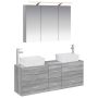 Vonios baldų rinkinys 4 pcs Pilka Sonoma