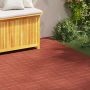 Žingsnių akmuo 6 pcs Raudona 40,5 x 40,5 x 2 cm Guma