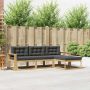 Lauko sofos komplektas 4 pcs Balta ir antracito Poliesteris