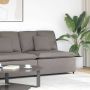 Modulinė sofa su pagalvėlėmis, pilkai ruda, 100 cm