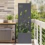 Sodo privatumo ekranas „Fretwork“ Antracitas 50 x 140 cm
