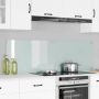 Virtuvės užpakalinė plokštė 2 pcs Balta 80 x 50 cm