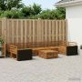 Lauko sofos komplektas 8 pcs Natūrali Kietos akacijos mediena