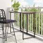 Sulankstomas sodo stalas Rudas 90x51x75 cm Poly Rattan