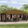 Sodo Paviljonas 6 x 3 m Taupe Poliesteris ir plienas 190