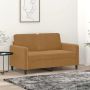 Dvivietė sofa, rudos spalvos, 120cm, aksomas