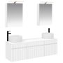 Vonios spintos komplektas 5 pcs Balta 50 x 14,5 x 70 cm