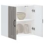 Sieninė virtuvės spinta Lucca Pilka Sonoma Engineered Wood