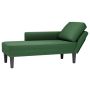 Poilsio sofa su pagalvės tamsiai žalia velveto audinys