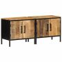Šalia lovos spintelė 2 pcs Ruda ir juoda 50 x 30 x 45 cm