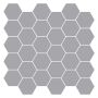 Heksagoninė plytelė 20 pcs Pilka 30 x 30 cm Poliuretanas ir PET