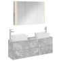Vonios baldų rinkinys 4 pcs Betono pilka