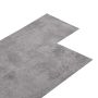 Savaime besiūlių grindų lenta 32 pcs Cementas rudas 4,46 m² PVC