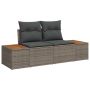 Sodo sofa Pilka 184 x 62 x 85cm poliratanas