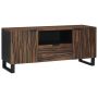TV vienetai su stalčių graikinis riešutmedis 105 x 33 x 46 cm