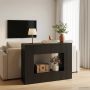 Konsolinis stalas Juodas 101 x 29 x 74 cm Dirbtinė mediena