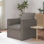 Sofa Taupe 195 x 82 x 85 cm audinys