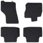 Automobilių kilimėlis 4 pcs Juodas TPE