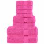 Rankšluosčių rinkinys SOLUND, 8vnt., rožiniai, 600g/m²