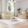 Sofa 2 pcs Kreminė 196 x 82 x 85 cm audinys