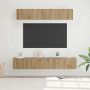 TV spintelių komplektas 5 pcs Amatininkų ąžuolas