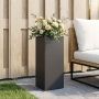 Sodo vazonas Juoda 20 x 20 x 50 cm Šaltai valcuotas plienas