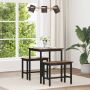 Valgomieji stalai 60 x 60 x 75 cm METALAS