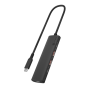 Raidsonic | 4-Port USB 3.2 Gen 2 Hub with Power Delivery | IB-HUB1437-CPD