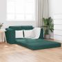 Sofa lova 60cm Tamsiai žalia Aksomas
