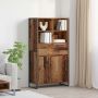 Kabalas su stalčių 2 pcs Senovinis medis 81 x 36 x 150.5 cm