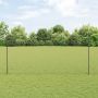 Tvora su stulpais Pilka 1,4 x 10 m Plienas ir PVC