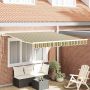 Elektrinė ištraukiama pavėsinė Žalia ir geltona 300 x 250 cm