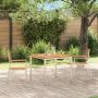 Sodo Kėdė 2 pcs Ruda 56 x 54,5 x 87 cm Kietos akacijos mediena