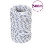 Valties virvė, baltos spalvos, 2mm, 500m, polipropilenas